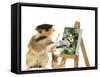 Hamster Painting-null-Framed Stretched Canvas