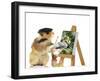 Hamster Painting-null-Framed Photographic Print