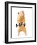 Hamster With Bar Isolated On White-IgorKovalchuk-Framed Photographic Print