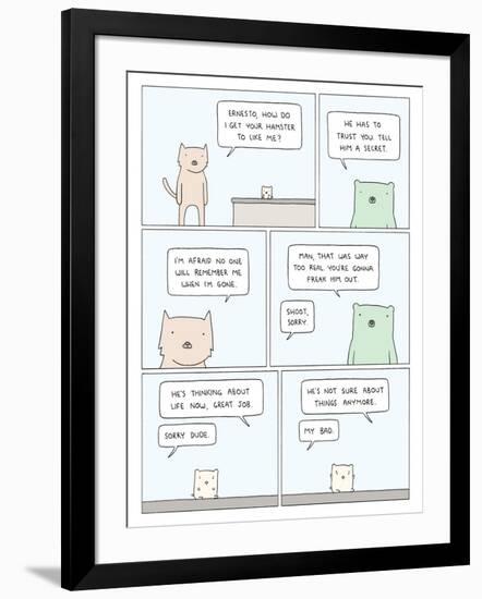 Hamster-Reza Farazmand-Framed Art Print