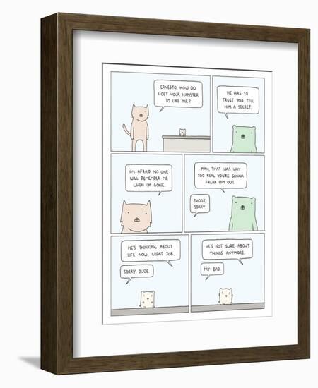 Hamster-Reza Farazmand-Framed Art Print