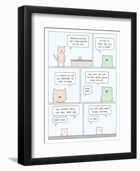 Hamster-Reza Farazmand-Framed Art Print