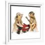 Hamsters Playing Musical Instruments-null-Framed Photographic Print