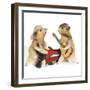 Hamsters Playing Musical Instruments-null-Framed Photographic Print