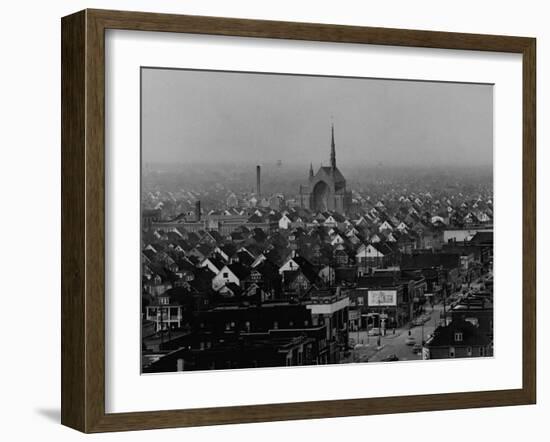 Hamtramck Section of Detroit Populated by Poles, Photo Essay Regarding Polish American Community-John Dominis-Framed Photographic Print