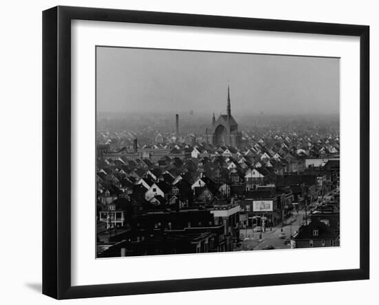 Hamtramck Section of Detroit Populated by Poles, Photo Essay Regarding Polish American Community-John Dominis-Framed Photographic Print