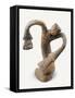 Han Dynasty Sculpture of Terracotta Dancer-null-Framed Stretched Canvas
