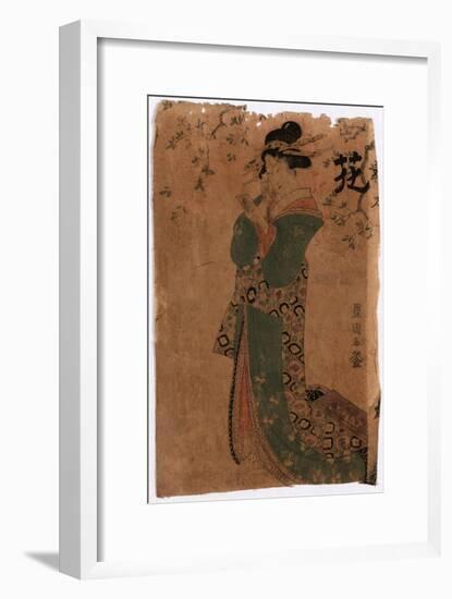 Hana-Utagawa Toyokuni-Framed Giclee Print