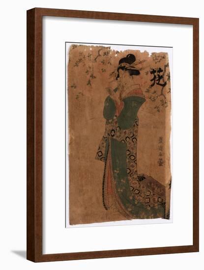 Hana-Utagawa Toyokuni-Framed Giclee Print