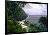 Hanakapiai Beach, Na Pali Coast, Kauai-George Oze-Framed Photographic Print