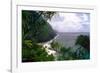 Hanakapiai Beach, Na Pali Coast, Kauai-George Oze-Framed Photographic Print