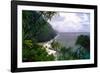 Hanakapiai Beach, Na Pali Coast, Kauai-George Oze-Framed Photographic Print