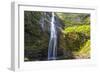 Hanakapiíai Falls Along the Na Pali Coast of Kauai-Andrew Shoemaker-Framed Photographic Print