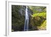 Hanakapiíai Falls Along the Na Pali Coast of Kauai-Andrew Shoemaker-Framed Photographic Print