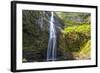 Hanakapiíai Falls Along the Na Pali Coast of Kauai-Andrew Shoemaker-Framed Photographic Print