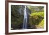 Hanakapiíai Falls Along the Na Pali Coast of Kauai-Andrew Shoemaker-Framed Photographic Print