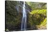 Hanakapiíai Falls Along the Na Pali Coast of Kauai-Andrew Shoemaker-Stretched Canvas