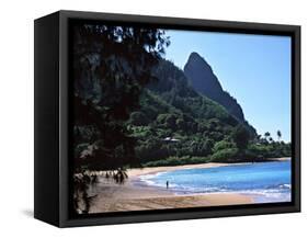 Hanalei Bay and Bali Hai, South Pacific, Hawaii, USA-Charles Sleicher-Framed Stretched Canvas