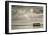 Hanalei Bay, Hanalei Pier, Hawaii, Kauai, clouds-Lee Klopfer-Framed Photographic Print