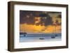 Hanalei Bay, Hawaii, Kauai, sunset-Lee Klopfer-Framed Photographic Print