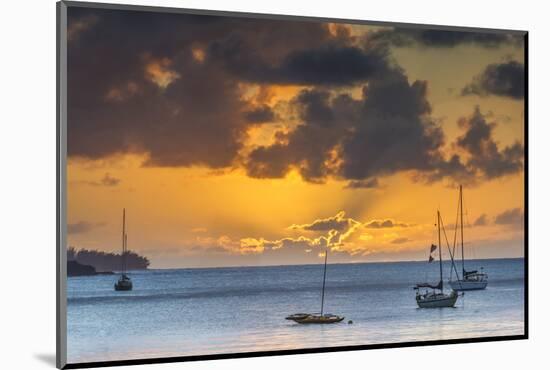 Hanalei Bay, Hawaii, Kauai, sunset-Lee Klopfer-Mounted Photographic Print