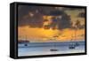 Hanalei Bay, Hawaii, Kauai, sunset-Lee Klopfer-Framed Stretched Canvas