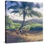 Hanalei Chicken Landscape, Kauai Hawaii-Vincent James-Stretched Canvas