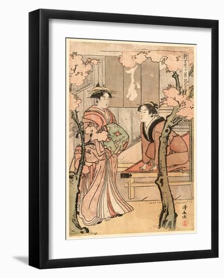 Hanami Zuki-Torii Kiyonaga-Framed Giclee Print