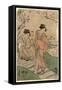 Hanami-Torii Kiyonaga-Framed Stretched Canvas