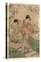 Hanami-Torii Kiyonaga-Stretched Canvas