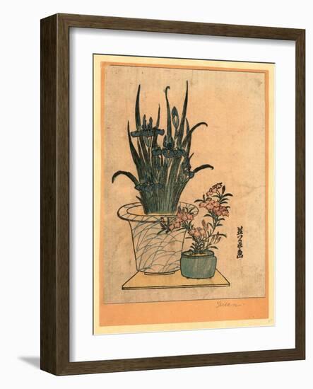 Hanashobu Ni Nadeshiko-Keisai Eisen-Framed Giclee Print