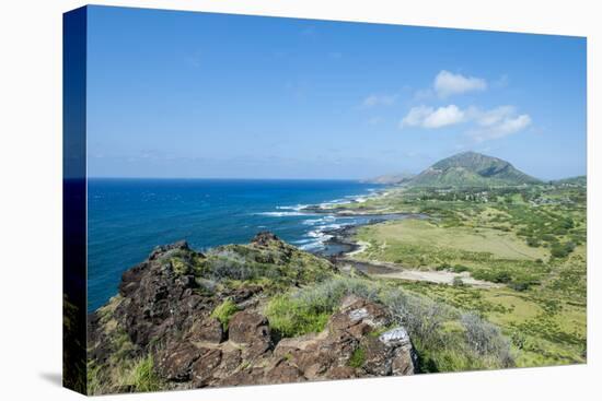 Hanauma Bay Nature Reserve, South Shore, Oahu, Hawaii, United States of America, Pacific-Michael DeFreitas-Stretched Canvas