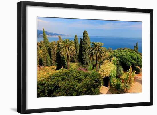 Hanbury Botanic Gardens near Ventimiglia, Province of Imperia, Liguria, Italy-null-Framed Art Print