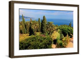 Hanbury Botanic Gardens near Ventimiglia, Province of Imperia, Liguria, Italy-null-Framed Art Print