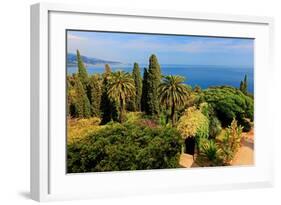 Hanbury Botanic Gardens near Ventimiglia, Province of Imperia, Liguria, Italy-null-Framed Art Print