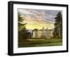 Hanbury Hall, Worcestershire, Home of the Vernon Family, C1880-Benjamin Fawcett-Framed Giclee Print