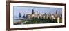 Hancock Building and Sears Tower, Lincoln Park, Lake Michigan, Chicago, Illinois, USA-null-Framed Photographic Print