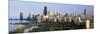 Hancock Building and Sears Tower, Lincoln Park, Lake Michigan, Chicago, Illinois, USA-null-Mounted Photographic Print