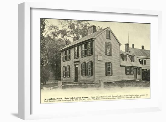 Hancock-Clarke House, Lexington-null-Framed Art Print