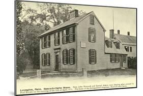 Hancock-Clarke House, Lexington-null-Mounted Art Print