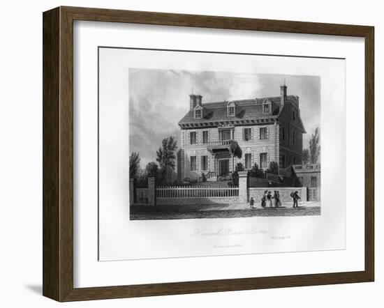 Hancock House, Boston, Massachusetts, 1855-null-Framed Giclee Print