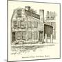 Hancock's Home, Hull Street, Boston-null-Mounted Giclee Print