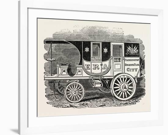 Hancock's Steam Carriage, Era-null-Framed Giclee Print