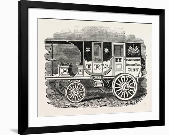 Hancock's Steam Carriage, Era-null-Framed Giclee Print