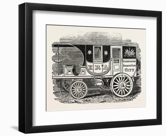 Hancock's Steam Carriage, Era-null-Framed Premium Giclee Print
