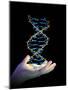 Hand And DNA Molecule-PASIEKA-Mounted Photographic Print