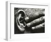 Hand and Ear, Ramiel McGeehee, 1929 (silver gelatin print)-Brett Weston-Framed Photographic Print