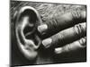 Hand and Ear, Ramiel McGeehee, 1929 (silver gelatin print)-Brett Weston-Mounted Photographic Print