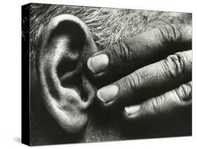 Hand and Ear, Ramiel McGeehee, 1929 (silver gelatin print)-Brett Weston-Stretched Canvas