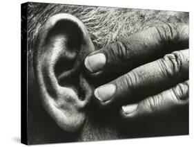 Hand and Ear, Ramiel McGeehee, 1929 (silver gelatin print)-Brett Weston-Stretched Canvas